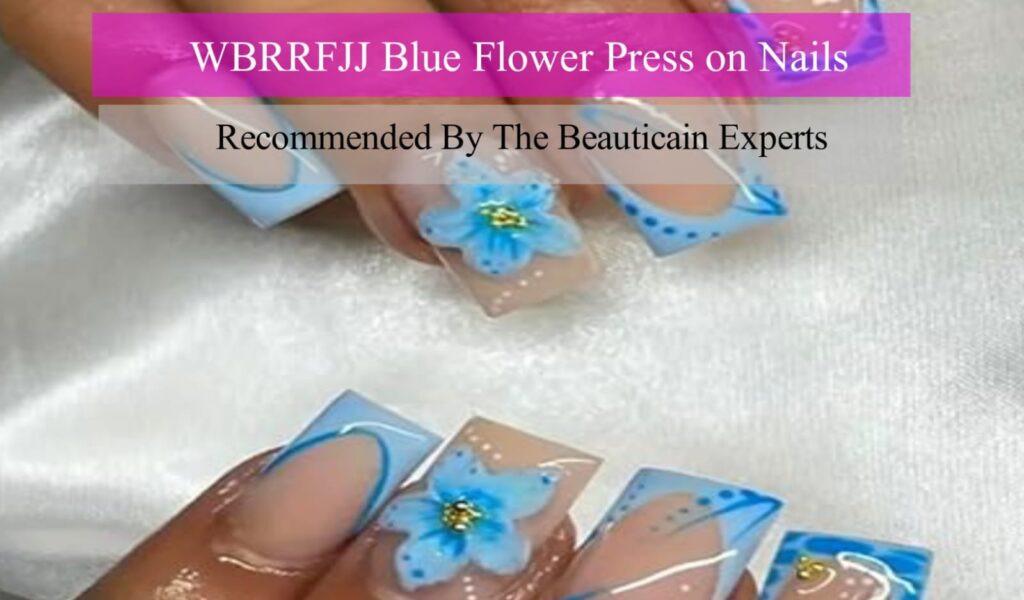 Blue Flower Press on