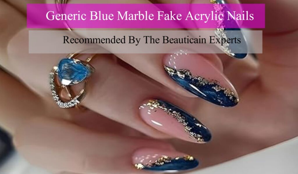 Blue Marble Fake Acrylic