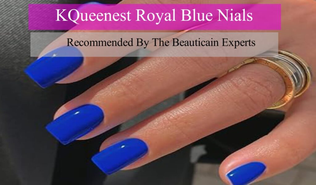 Royal Blue Press-On